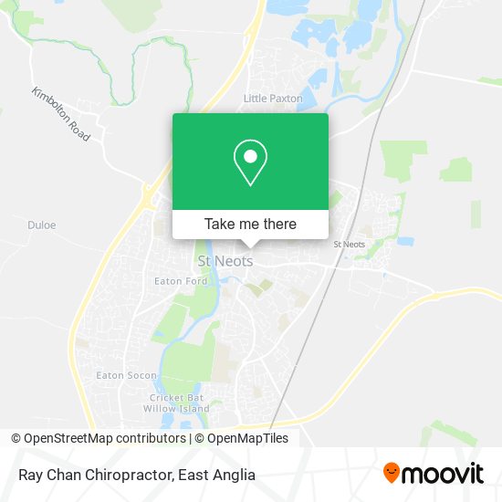 Ray Chan Chiropractor map