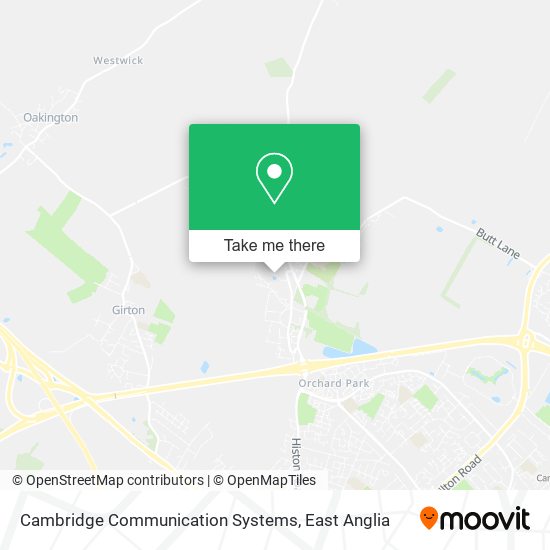 Cambridge Communication Systems map