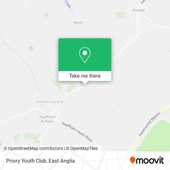 Priory Youth Club map