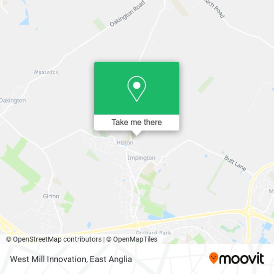 West Mill Innovation map