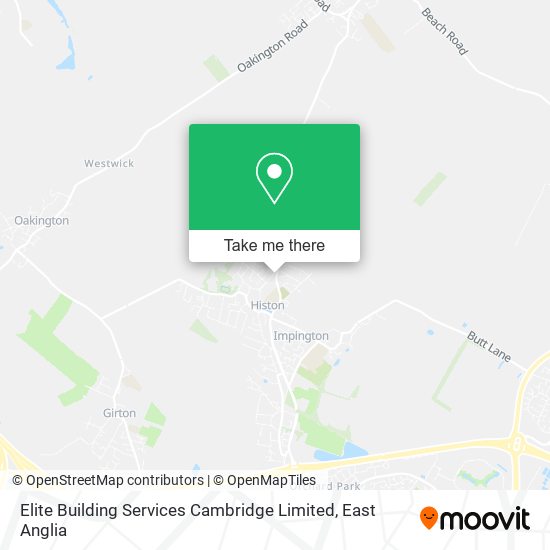 Elite Building Services Cambridge Limited map