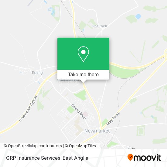 GRP Insurance Services map