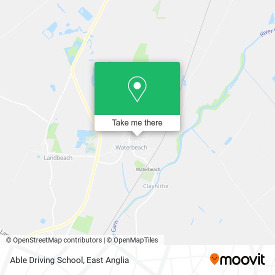 Able Driving School map