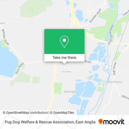 Pug Dog Welfare & Rescue Association map