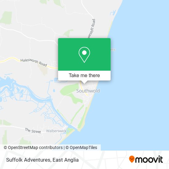Suffolk Adventures map