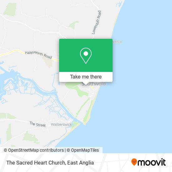The Sacred Heart Church map