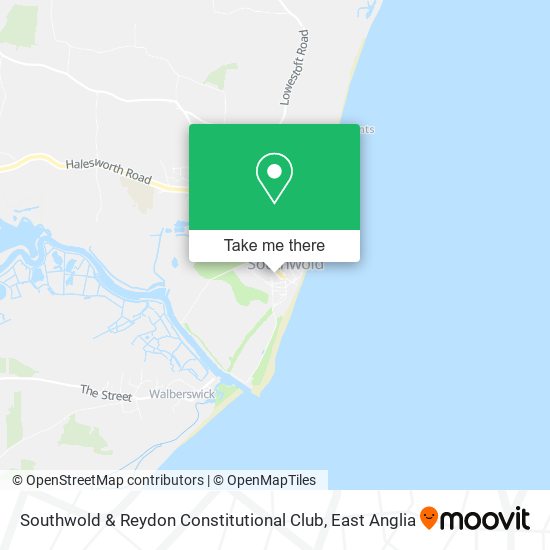 Southwold & Reydon Constitutional Club map