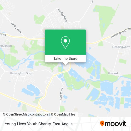 Young Lives Youth Charity map