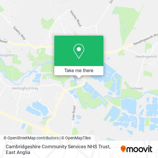 Cambridgeshire Community Services NHS Trust map