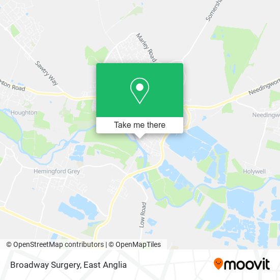 Broadway Surgery map