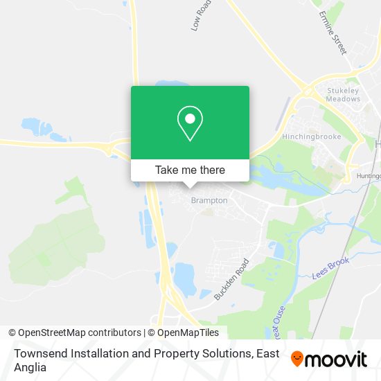 Townsend Installation and Property Solutions map