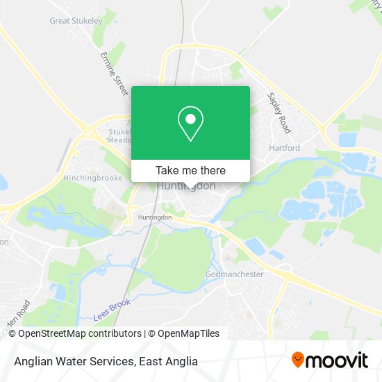 Anglian Water Services map