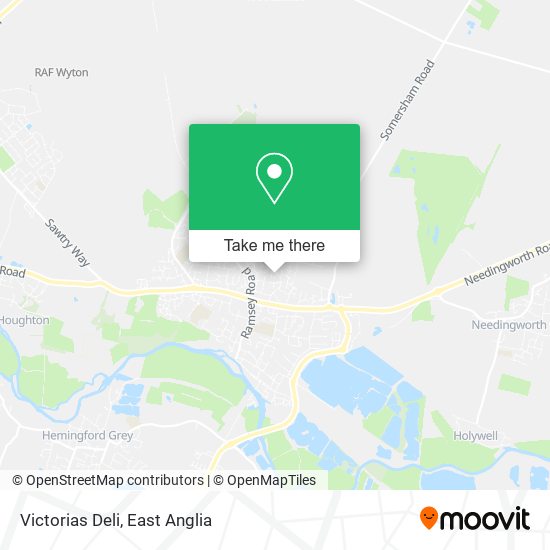 Victorias Deli map