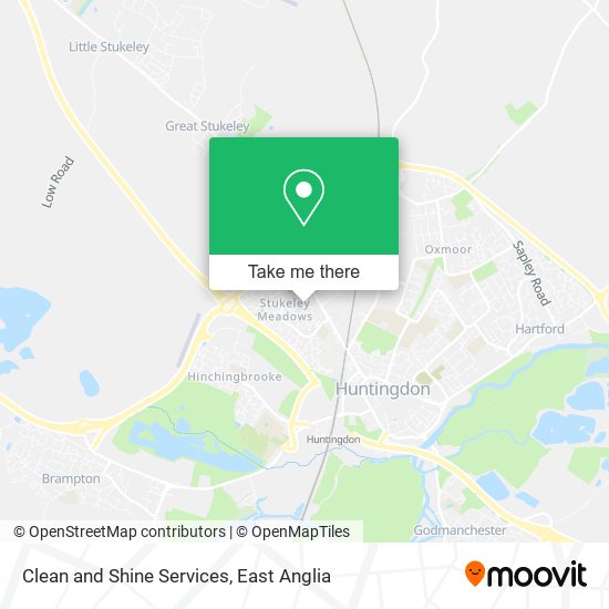 Clean and Shine Services map