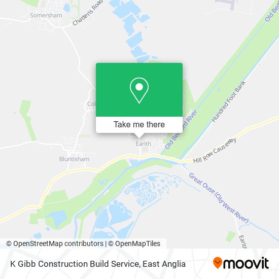 K Gibb Construction Build Service map