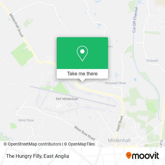The Hungry Filly map