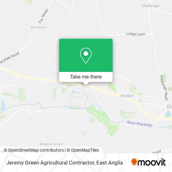 Jeremy Green Agricultural Contractor map