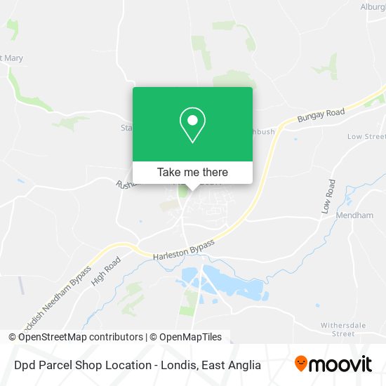 Dpd Parcel Shop Location - Londis map