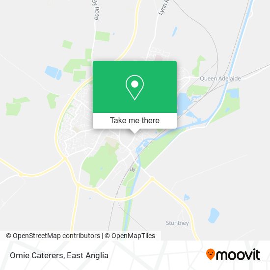 Omie Caterers map