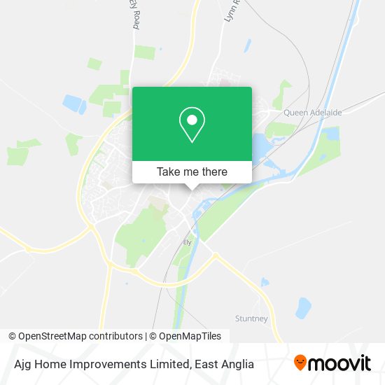 Ajg Home Improvements Limited map