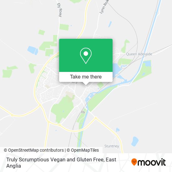 Truly Scrumptious Vegan and Gluten Free map