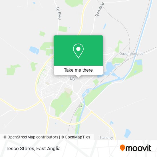 Tesco Stores map