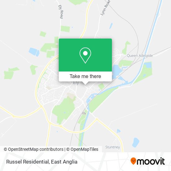 Russel Residential map