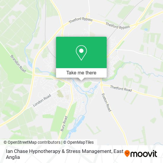 Ian Chase Hypnotherapy & Stress Management map