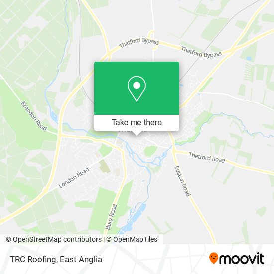 TRC Roofing map