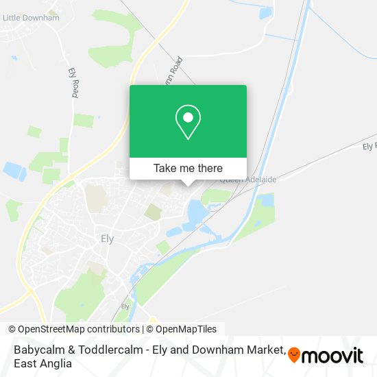 Babycalm & Toddlercalm - Ely and Downham Market map