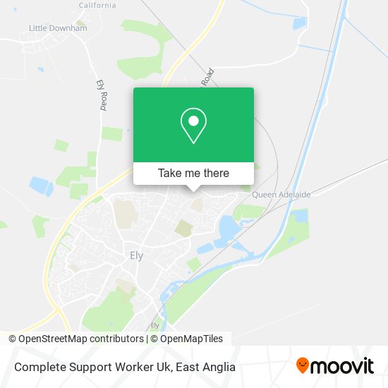 Complete Support Worker Uk map