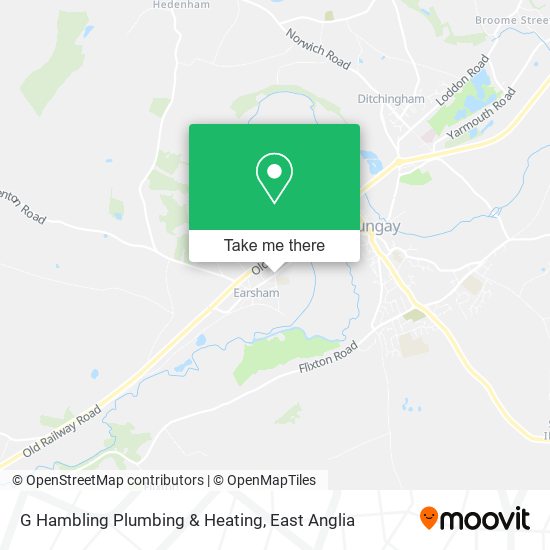 G Hambling Plumbing & Heating map