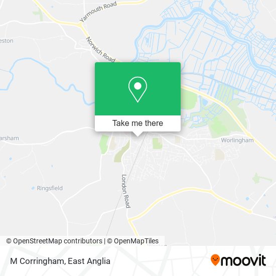 M Corringham map