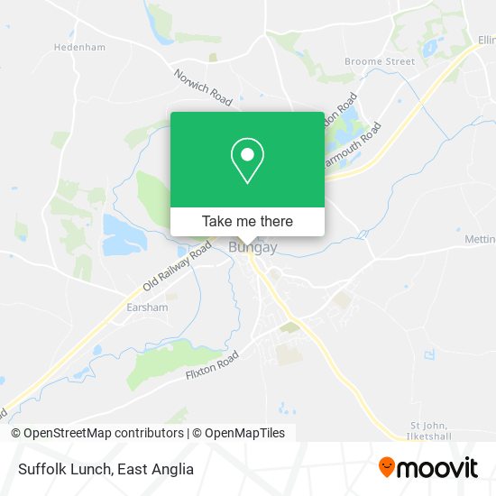 Suffolk Lunch map