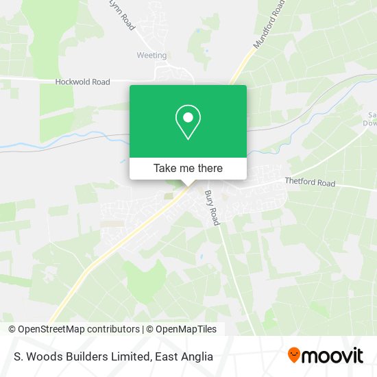 S. Woods Builders Limited map