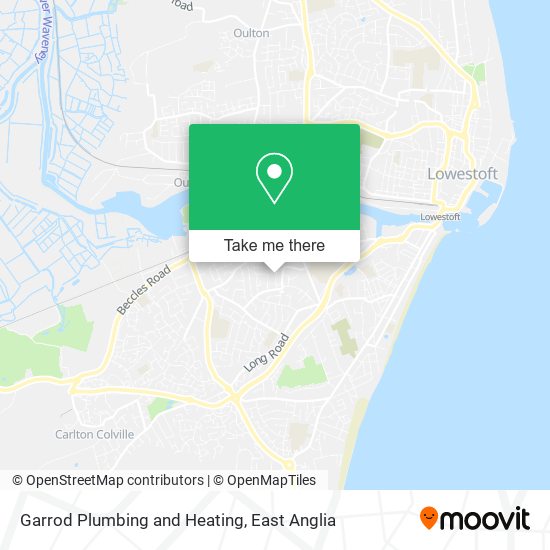 Garrod Plumbing and Heating map