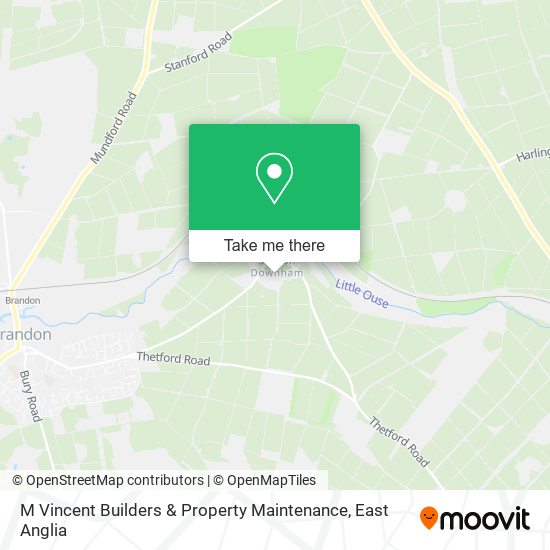M Vincent Builders & Property Maintenance map