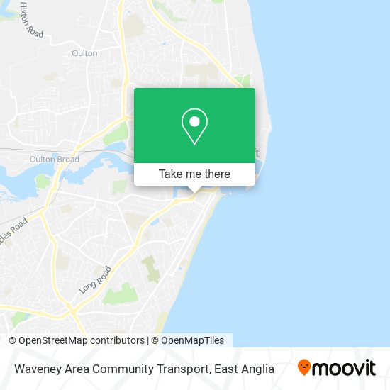 Waveney Area Community Transport map