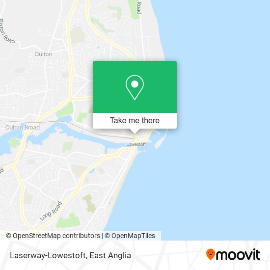 Laserway-Lowestoft map