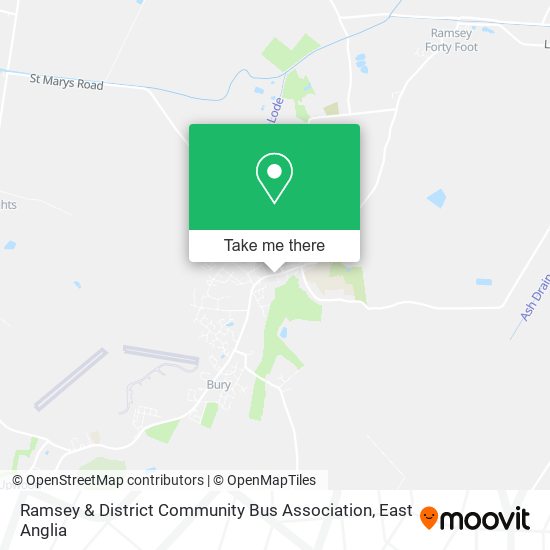 Ramsey & District Community Bus Association map