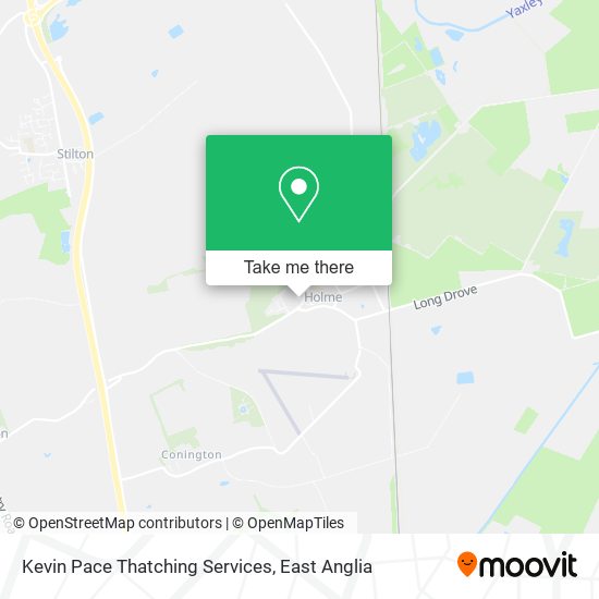 Kevin Pace Thatching Services map