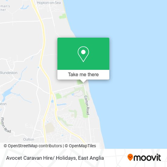 Avocet Caravan Hire/ Holidays map