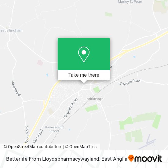 Betterlife From Lloydspharmacywayland map