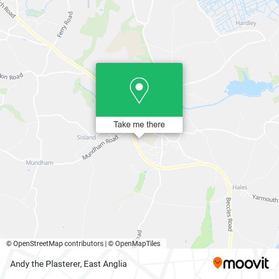 Andy the Plasterer map