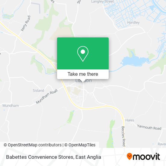 Babettes Convenience Stores map