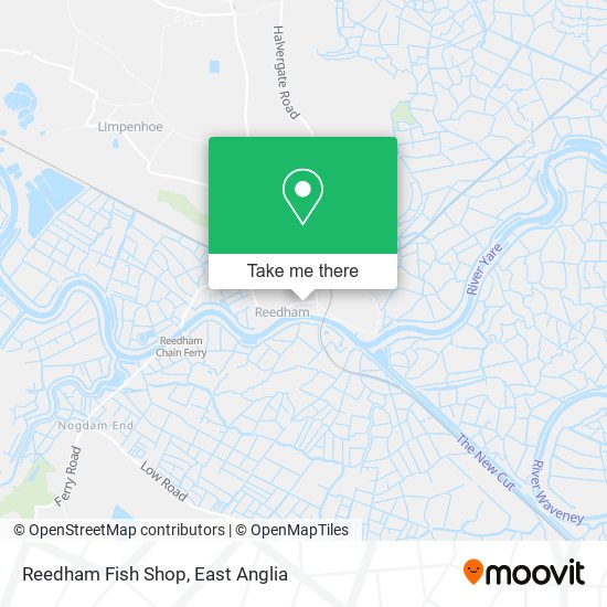 Reedham Fish Shop map