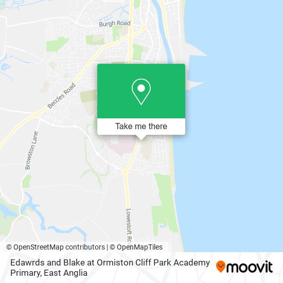 Edawrds and Blake at Ormiston Cliff Park Academy Primary map