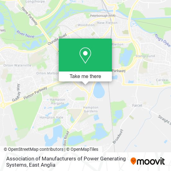 Association of Manufacturers of Power Generating Systems map