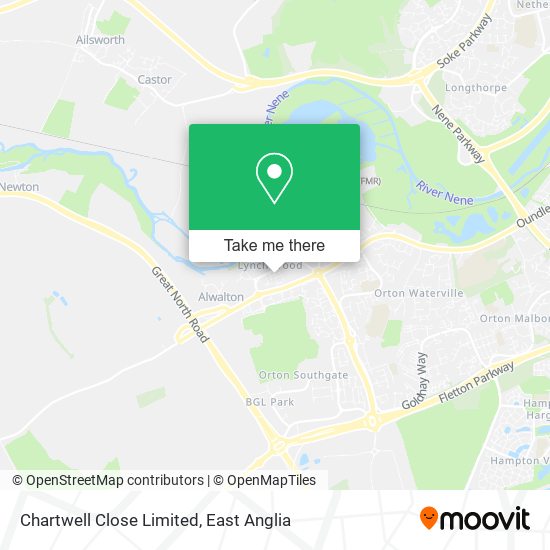 Chartwell Close Limited map