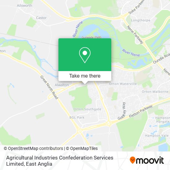 Agricultural Industries Confederation Services Limited map